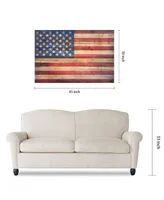 Empire Art Direct 'American Dream' Arte De Legno Digital Print on Solid Wood Wall Art - 45" x 30"