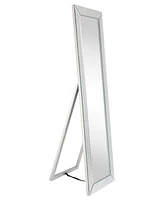 Empire Art Direct Solid Wood Frame Covered with Beveled Prism Mirror - 64" x 18"
