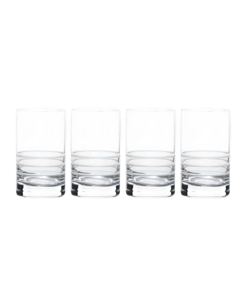 Mikasa Cal Double Old Fashion Glasses Set of 4, 15.5 oz