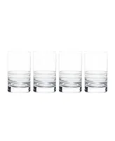 Mikasa Cal Double Old Fashion Glasses Set of 4, 15.5 oz