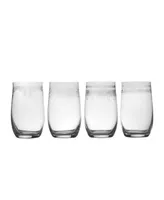 Mikasa Amelia Highball Glasses Set of 4, 15.25 oz