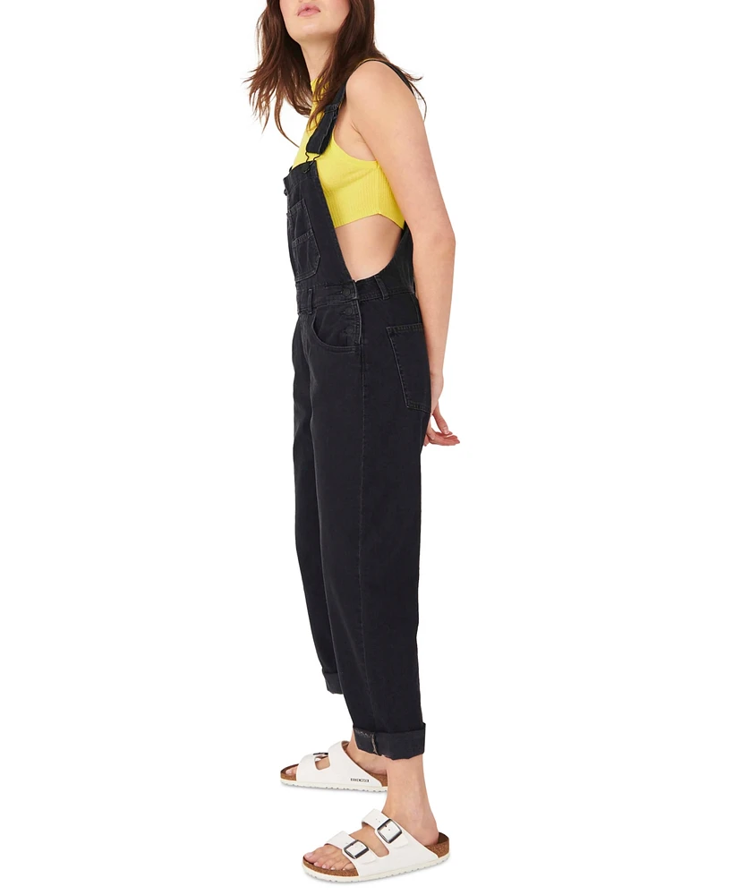 Free People Ziggy Cotton Denim Overalls