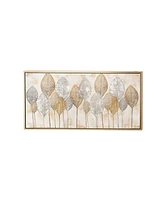 CosmoLiving by Cosmopolitan Brown Contemporary Canvas Wall Art, 27 x 55