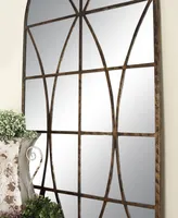 Brown Traditional Metal Wall Mirror, 59" H x 32" L