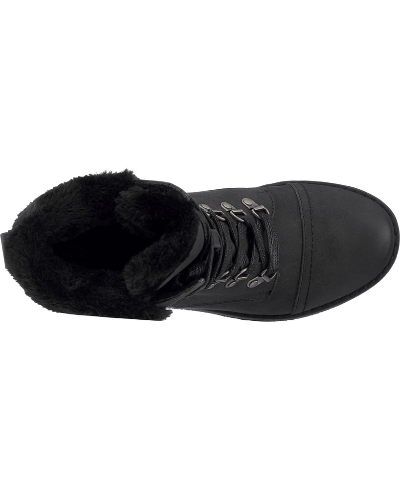 Gc Shoes Women's Joan Lace Up Lug Sole Boots