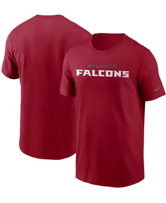 Men's Red Atlanta Falcons Team Wordmark T-shirt