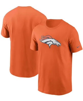 Men's Orange Denver Broncos Primary Logo T-shirt