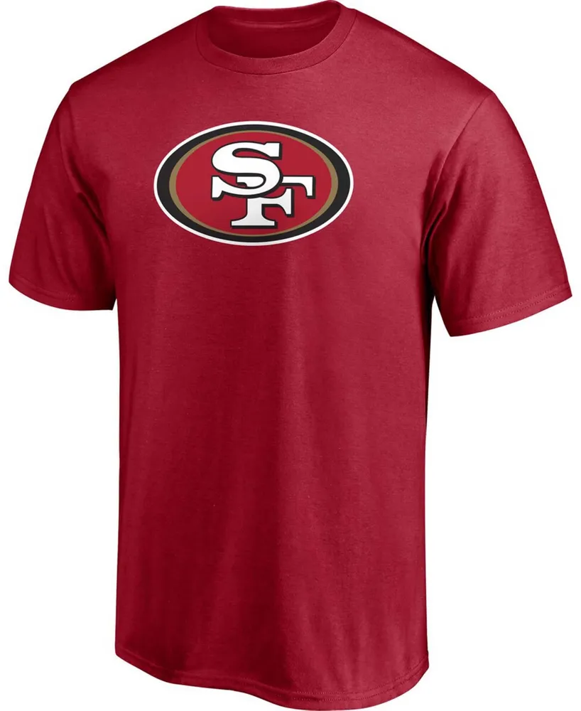 Men's George Kittle Scarlet San Francisco 49ers Player Icon Name and Number T-shirt