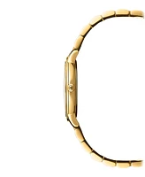 Raymond Weil Women's Swiss Toccata Diamond-Accent Gold-Tone Stainless Steel Bracelet Watch 29mm
