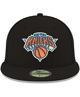 New Era Men's New York Knicks Official Team Color 59FIFTY Fitted Hat