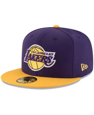 New Era Men's Los Angeles Lakers Official Team Color 2Tone 59FIFTY Fitted Cap