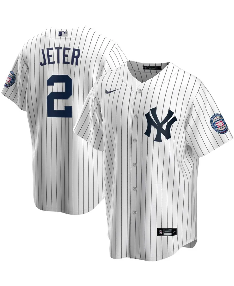 Nike Men's New York Yankees 2020 Hall of Fame Induction Home Replica Player Name Jersey - Derek Jeter
