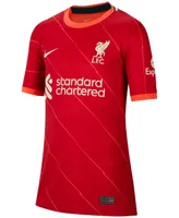 Nike Big Boys and Girls Liverpool 2021/22 Home Breathe Stadium Replica Jersey