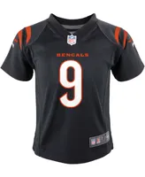 Nike Preschool Joe Burrow Black Cincinnati Bengals Game Jersey