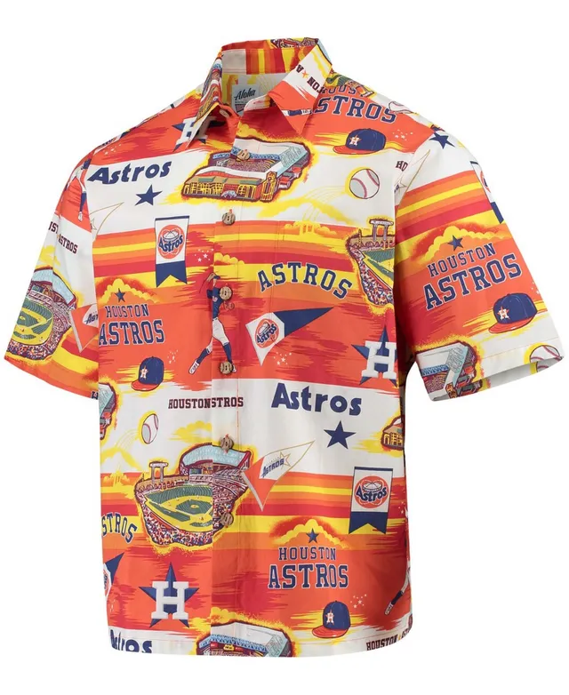 Reyn Spooner Chicago Cubs MLB Classic Fit Scenic Hawaiian Shirt