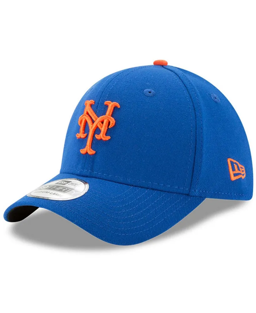 New Era Men's Royal York Mets Mlb Team Classic Game 39THIRTY Flex Hat