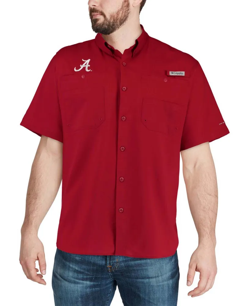 Columbia Men's Alabama Crimson Tide Pfg Tamiami Shirt