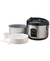 Aroma Arc-914SB 8-Cup Cool-Touch Rice Cooker, Stainless Steel