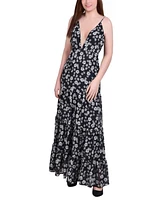 Women's Tiered Spaghetti Strap Maxi Dress