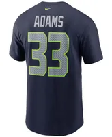 Men's Jamal Adams Navy Seattle Seahawks Name and Number T-shirt