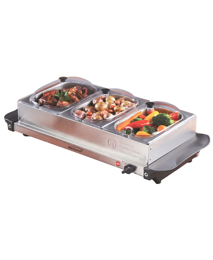 Tru 3 Crock 2.5 Quart Buffet Station