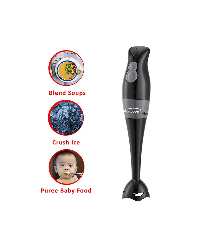 Brentwood Appliances Hand Blender and Food Processor with Balloon Whisk