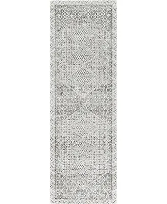 nuLoom Spring RZSP01A 2'6" x 6' Runner Area Rug - Silver