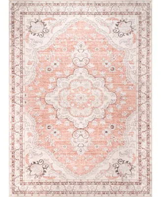 nuLoom Aurora HJAU07A Machine-Washable 4' x 6' Area Rug