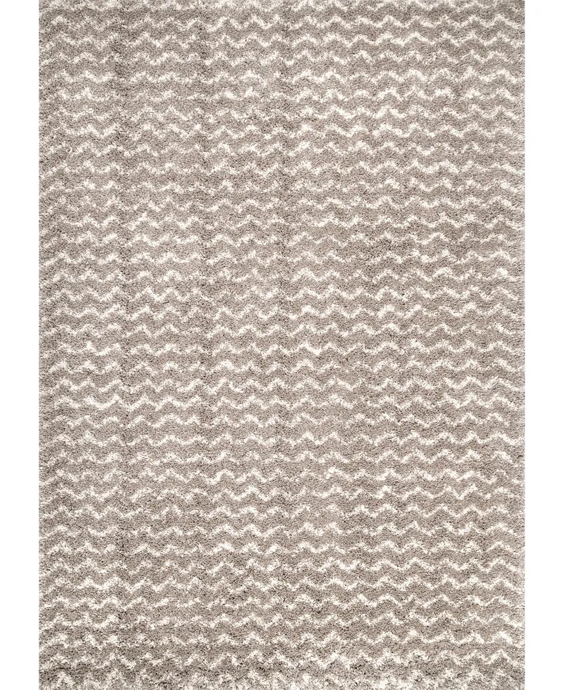 nuLoom Sahara Shag MLSH02D 6'7" x 9' Area Rug