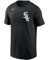 Men's Luis Robert Black Chicago White Sox Name Number T-shirt