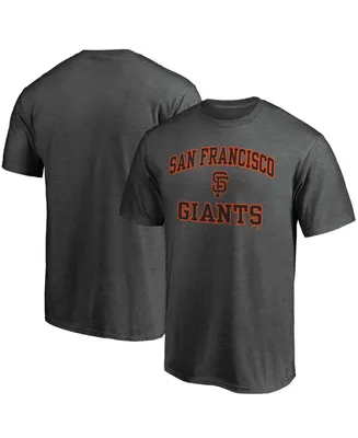Men's Charcoal San Francisco Giants Heart Soul T-shirt