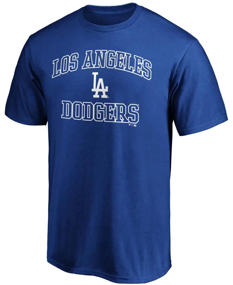 Men's Royal Los Angeles Dodgers Heart Soul T-shirt
