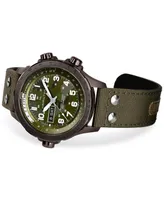 Hamilton Men's Khaki Aviation X-Wind Green Textile Strap Watch 45mm