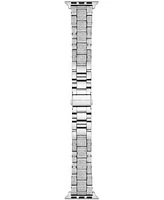 Michael Kors Women's Pave Silver-Tone Stainless Steel Apple Watch Band, 38mm or 40mm