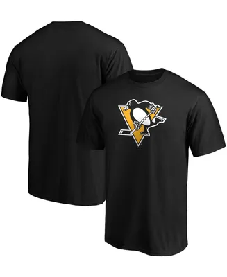 Men's Black Pittsburgh Penguins Team Primary Logo T-shirt