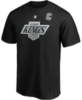 Men's Wayne Gretzky Black Los Angeles Kings Authentic Stack Retired Player Name and Number T-shirt