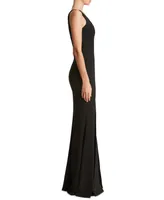 Dress the Population Iris High-Slit Evening Gown