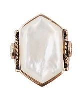 Barse Roman Statement Ring - Mother-Of