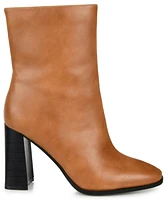 Journee Collection Women's January Two Tone Booties