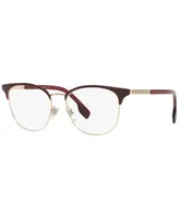 Burberry BE1355 Women's Square Eyeglasses - Light Gold