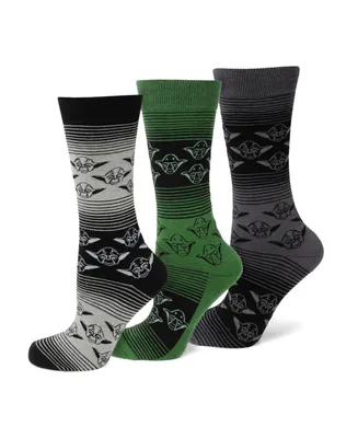 Star Wars Men's Yoda Sock Gift Set, Pack of 3