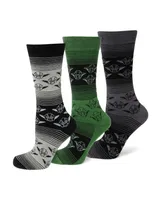 Star Wars Men's Yoda Sock Gift Set, Pack of 3