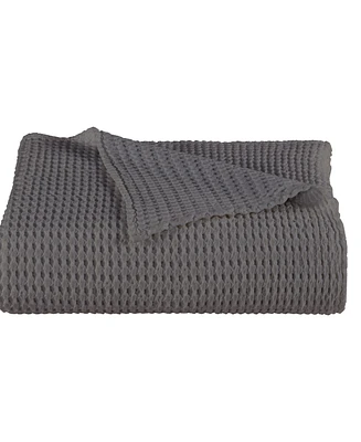 White Sand Pebble Beach Honeycomb Coverlet, King