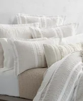 White Sand Driftwood Stripe Sham, King