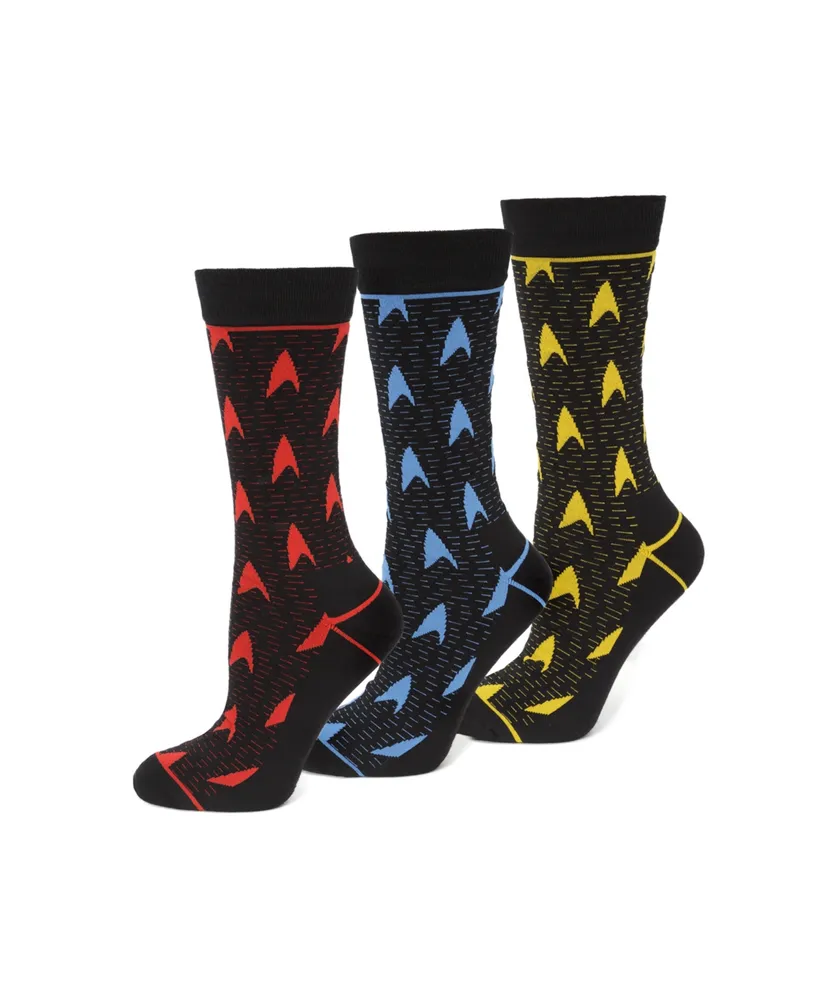 Star Trek Men's Sock Gift Set, Pack of 3