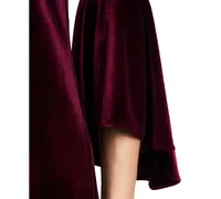 Msk Velvet Bell-Sleeve Shift Dress