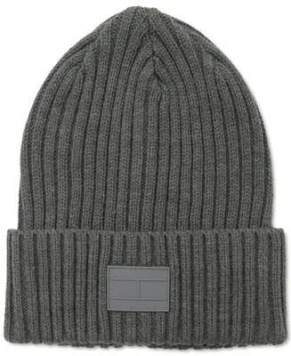 Tommy Hilfiger Men's Ghost Ribbed Knit Beanie Hat
