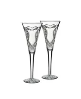 Waterford Wedding Toasting Flute 7 oz, Set of 2