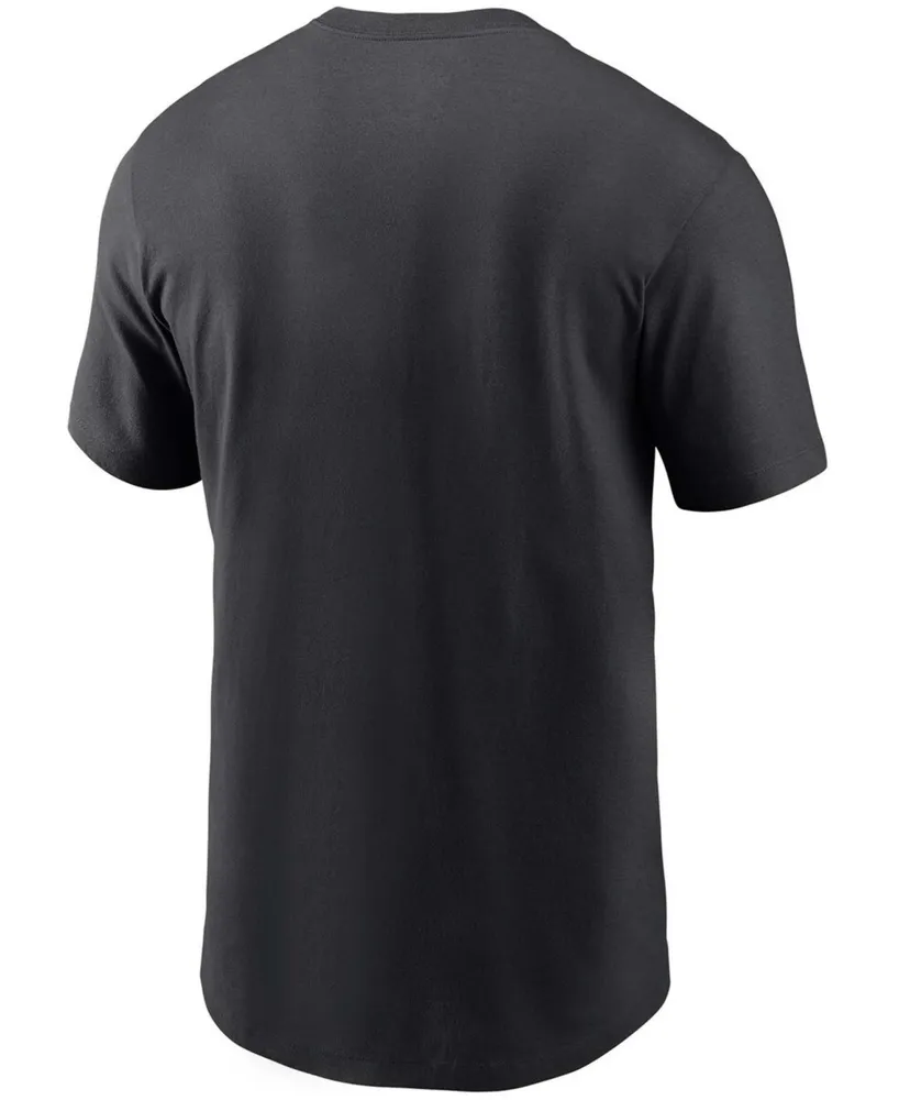Men's Black Carolina Panthers Team Wordmark T-shirt