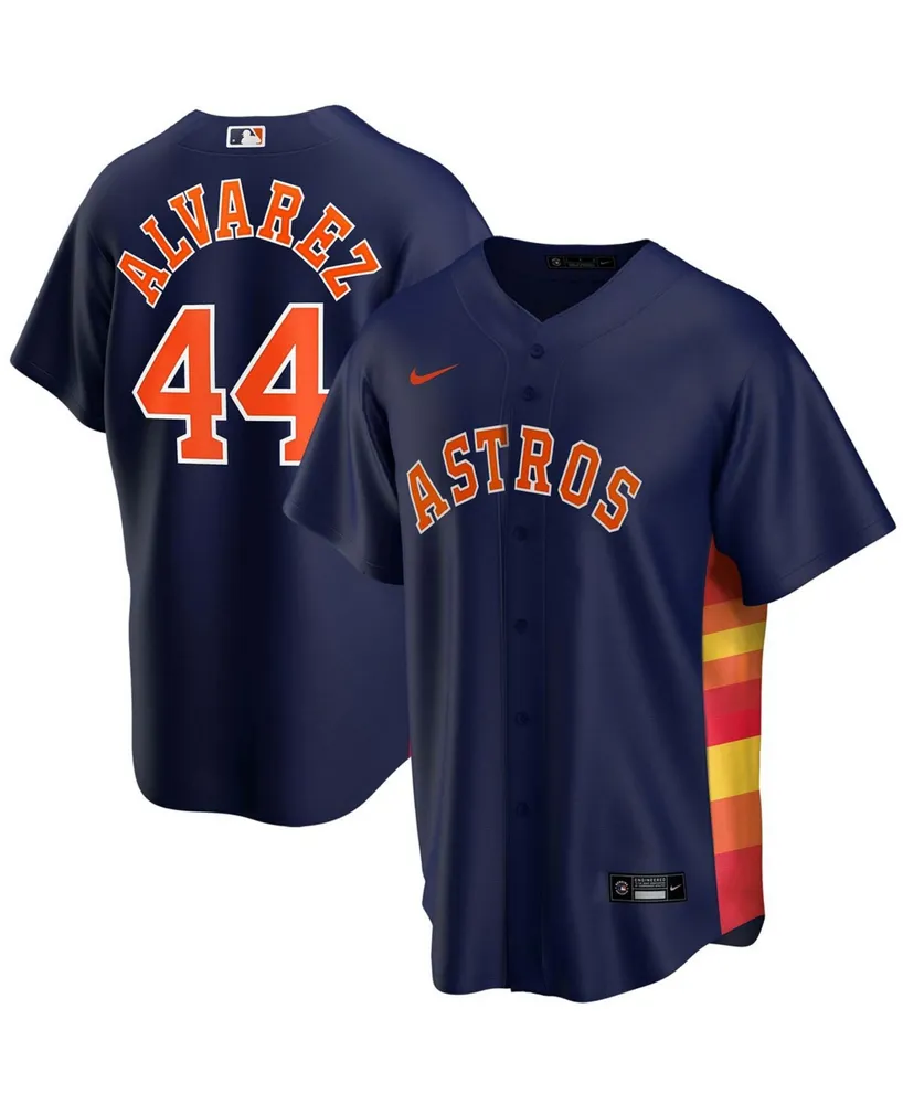 Men's Yordan Alvarez Navy Houston Astros Alternate Replica Player Jersey